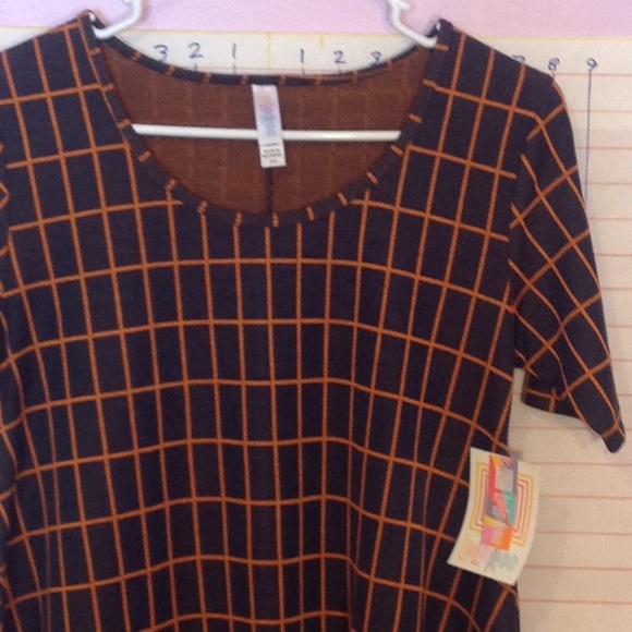 LuLaRoe women's Tunic sz XXS Black & Orange NWT - Picture 8 of 8